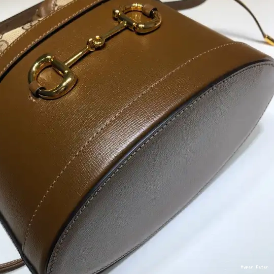 Hyperpeter Horsebit 1955 GUCCI bag bucket small 0701